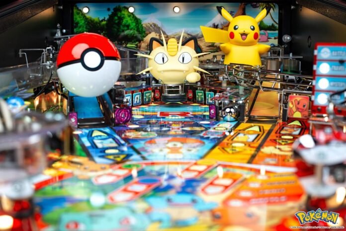 the-reputable-pokemon-pinball-machine-has-an-animatronic-pikachu-and-a-grasp-ball-plunger